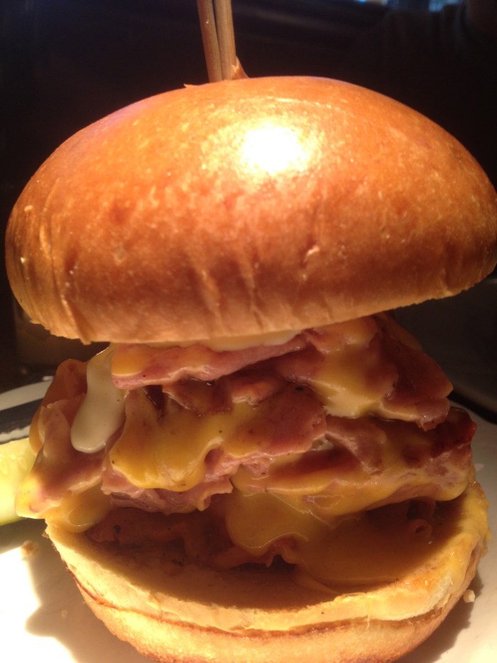 Au Cheval Fried Bologna Sandwich