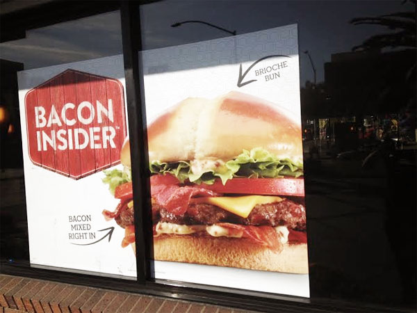 Bacon Insider burger
