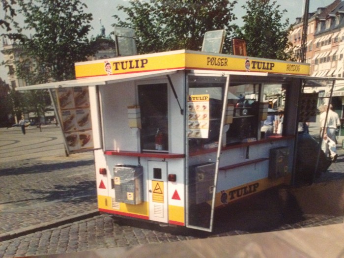 Copenhagen kiosk food stand