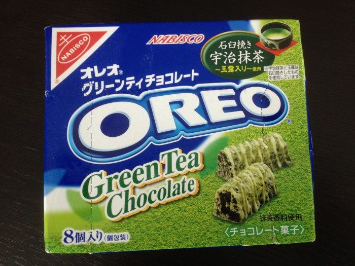 Green Tea Chcolate Oreos