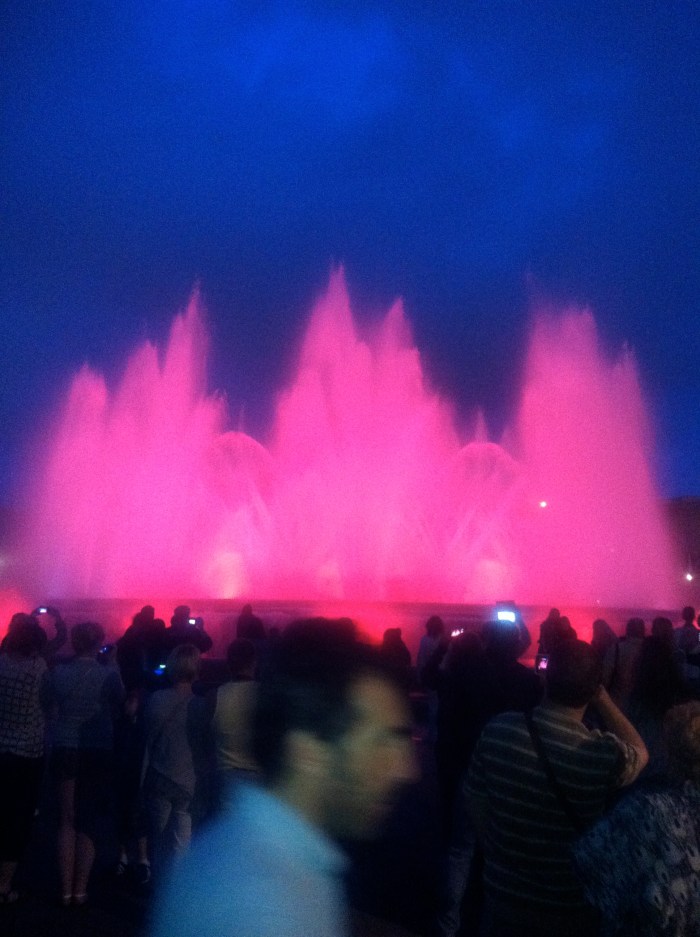 Barcelona magic fountain