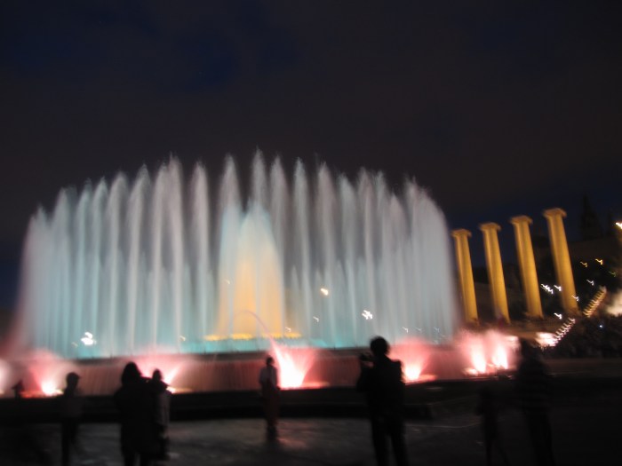 Barcelona's famous Magic Fountain