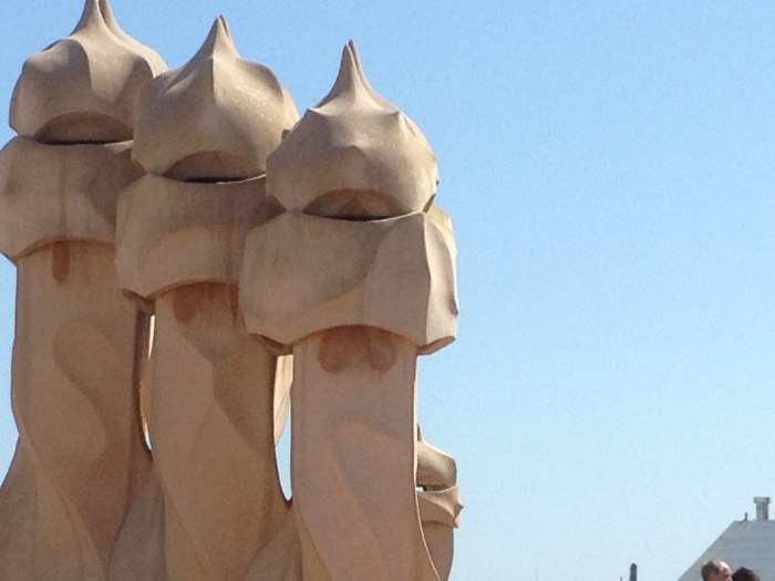 unique barcelona skyline