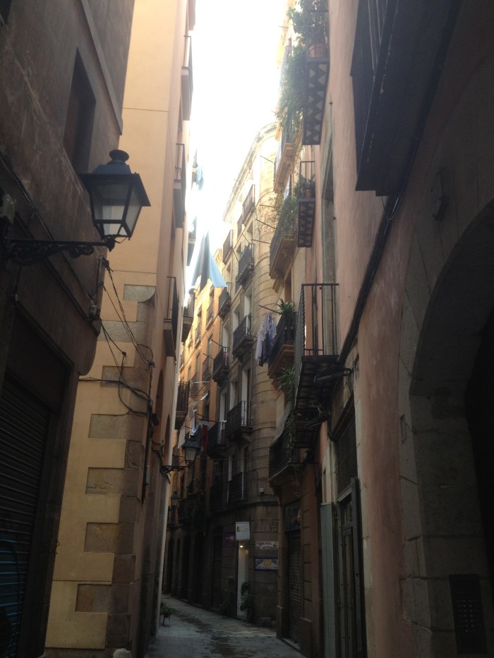 ancient Barcelona alleys