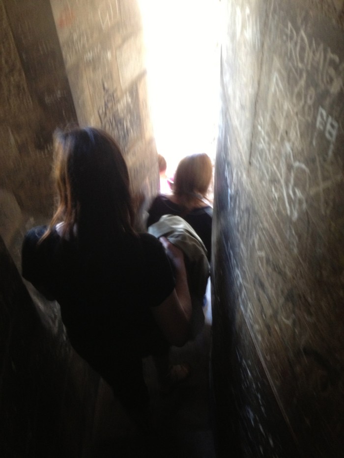 climbing Barcelona's Sagrada Famiglia