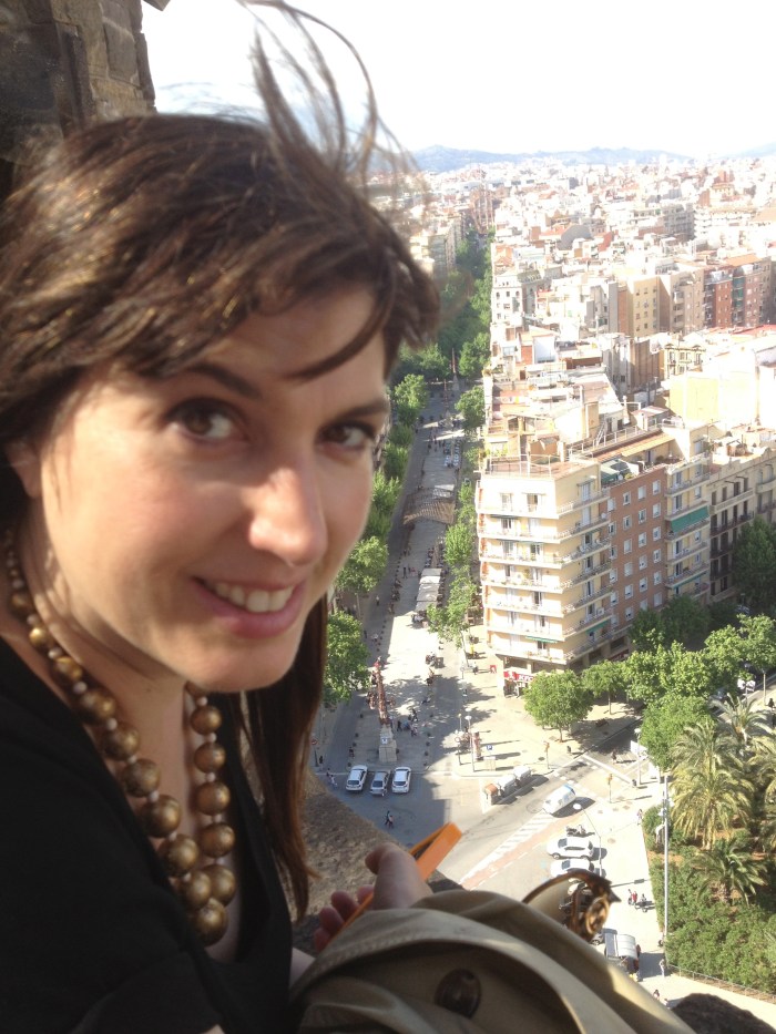 climbing Sagrada Famiglia