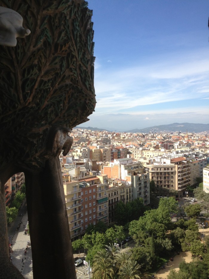 sights of Barcelona from Sagrada Famiglia