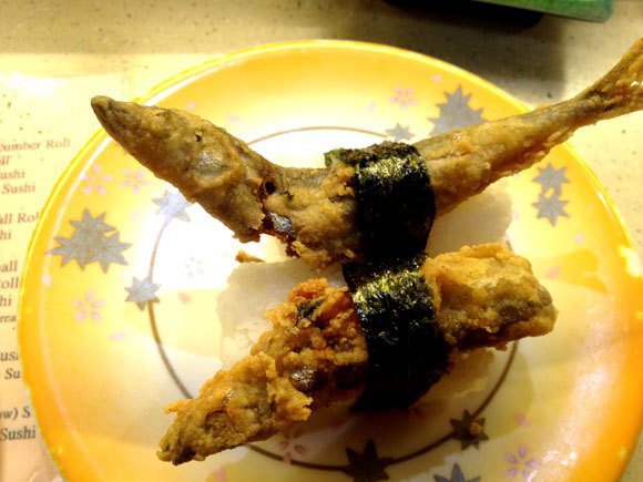 fried smelt sushi