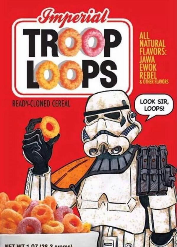 Star Wars breakfast cereal