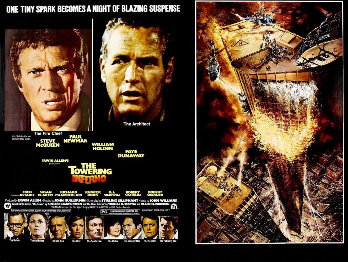 the towering inferno poster