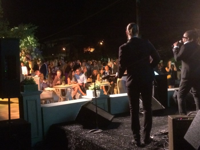 French Laundry band and guests anniversary party