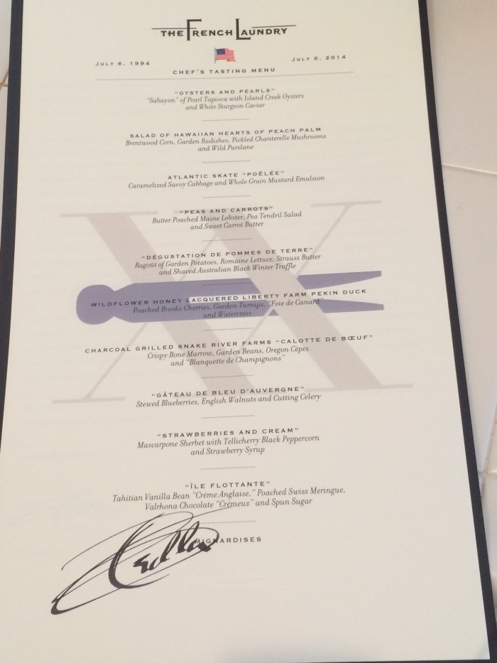 french laundry menu