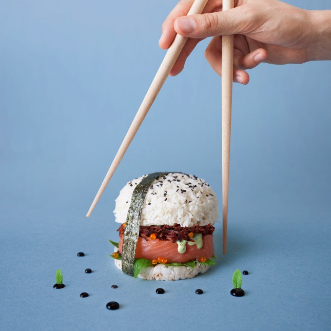 sushi burger