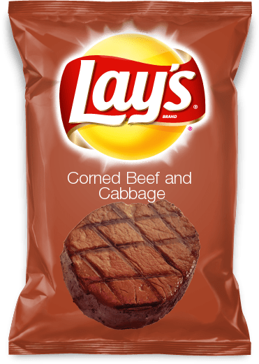 corned beef and cabbage potato chips