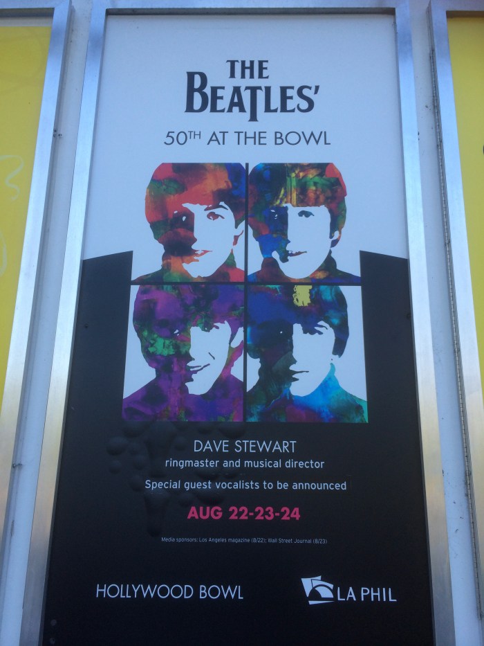 Hollywood Bowl Beatles poster