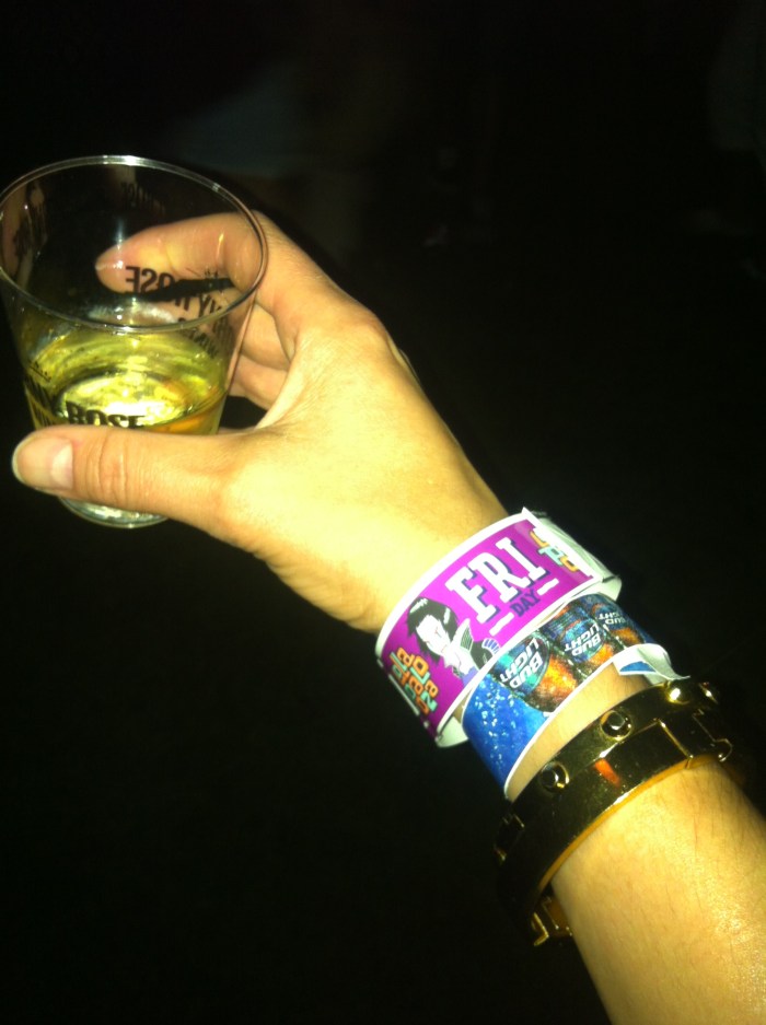Lollapalooza wrist band