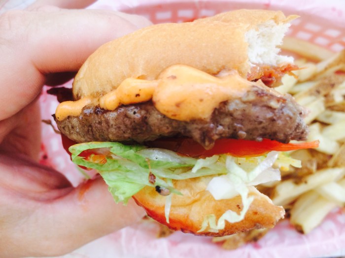 Muskies burger taste