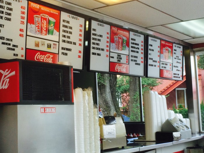 Muskies Chicago menu