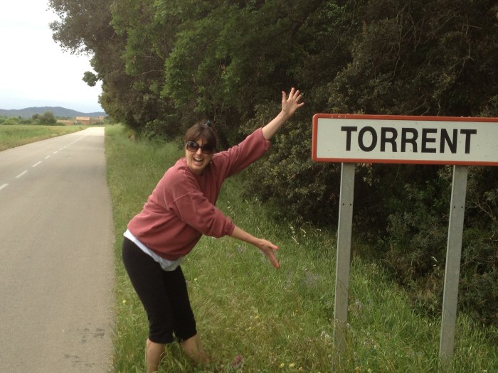 Alex at Torrent sign