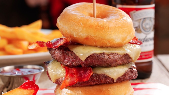 double doughnut burger