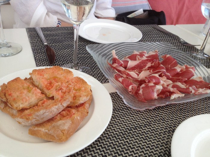 iberico ham and peasant bread