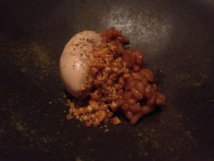 Comerc24 duck rice with foie gras