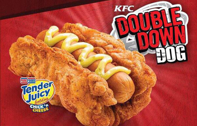 double-down dog kfc