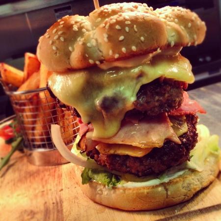 double-hawaain-burger