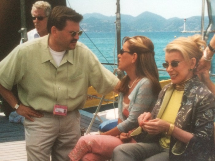 Joan Rivers Cannes 2000 filming