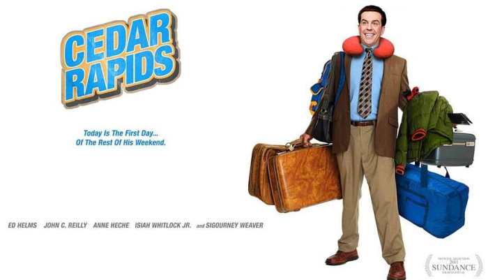 Comedian Ed Helms Cedar Rapids movie poster