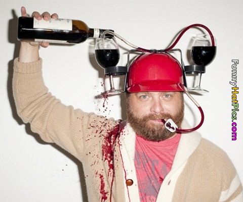 funny wine products wine hat