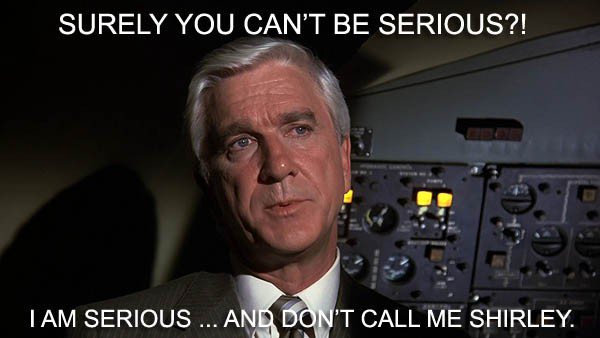 Airplane movie lines