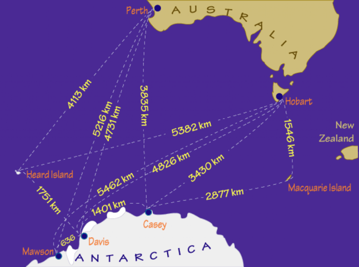antarctic map