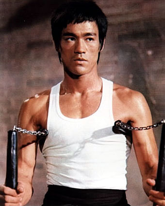 bruce lee nunchucks