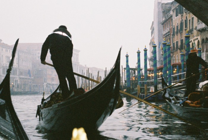 Gondolier on Grand Canal