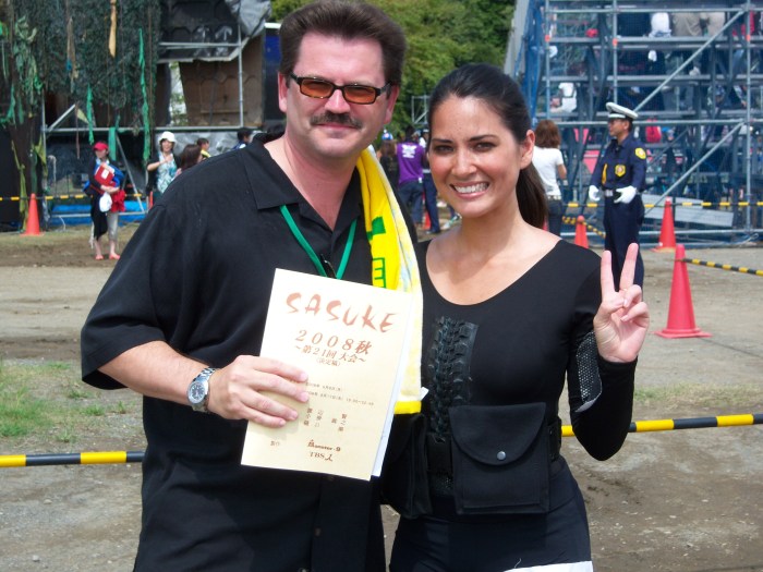 Olivia Munn Ninja Warrior competition