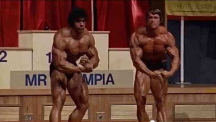 Pumping Iron Lou Ferrigno Arnold Schwarzenegger