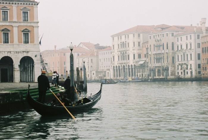 Venice goldola at rest