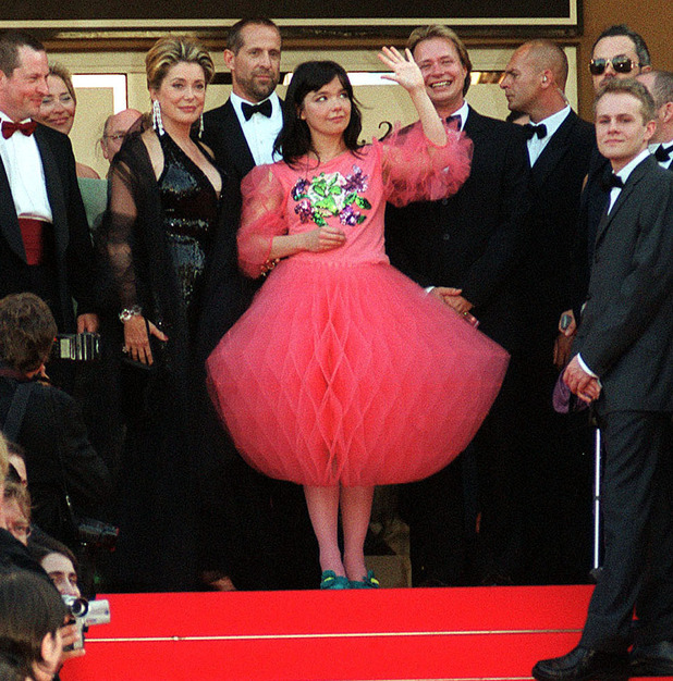 Bjork Cannes film festival dress