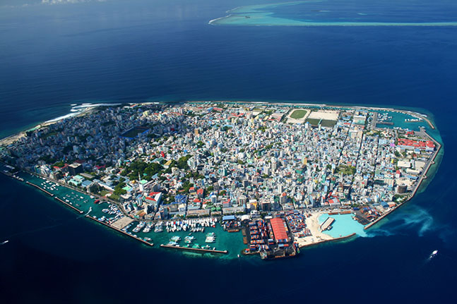 Male capital of Maldives