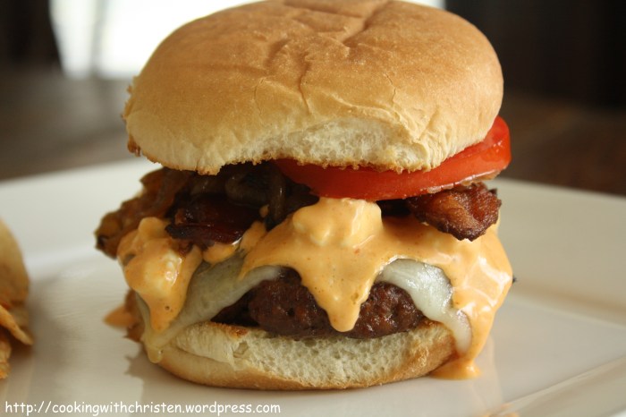 ultimate sriracha burger