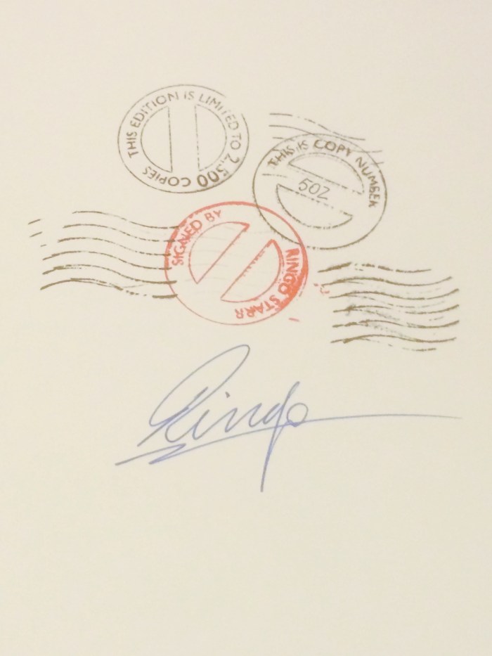 Ringo Starr memorabilia