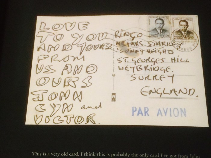 The Beatles postcards