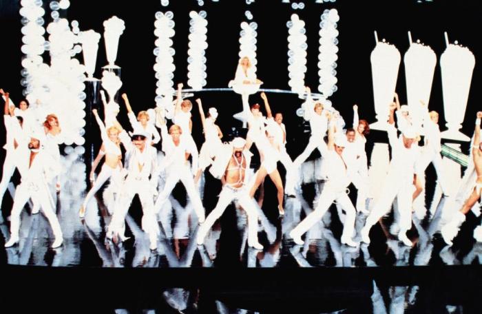 CAN'T STOP THE MUSIC, front from left: The Village People: Ray Simpson, Randy Jones, Glenn Hughes, David Hodo, Alex Briley, Felipe Rose, 1980, © Associated Film Distribution