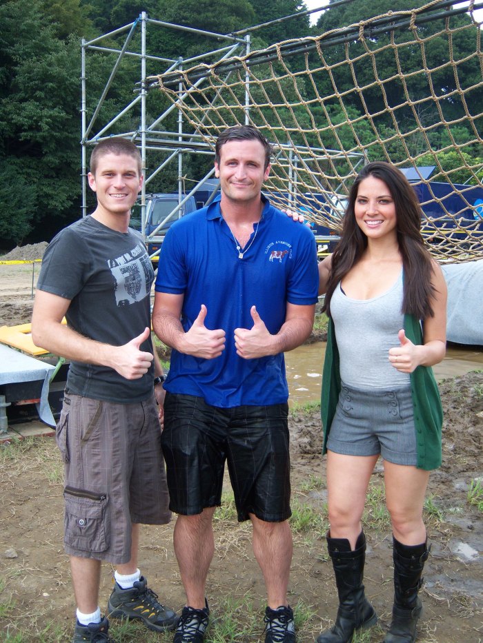 Olivia Munn Ninja Warrior BTS