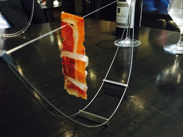Alinea bacon dish