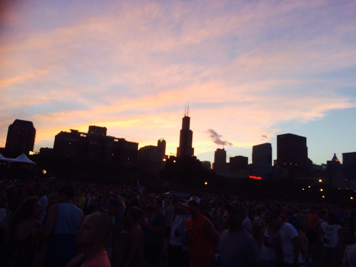 Lollapalooza sunset