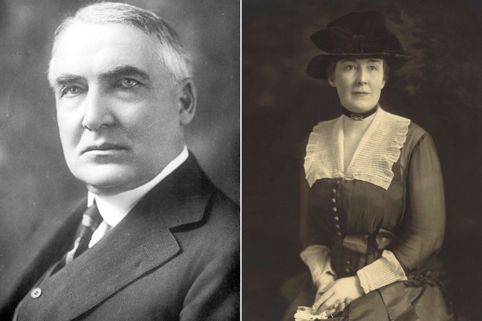 President Harding sex scandal