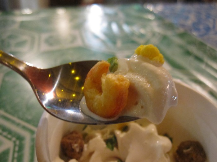 shrimp flavored ice cream