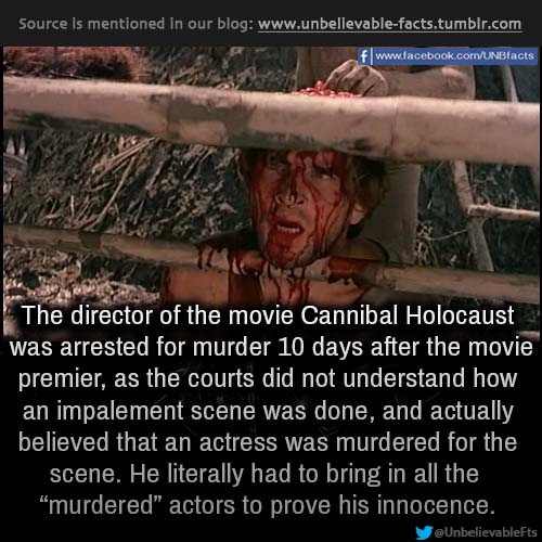 unbelievable movie facts